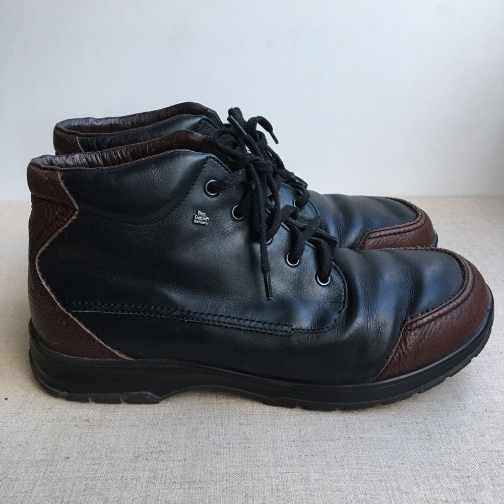 Finn Comfort Men US 9 Leather Winter Lined Boots